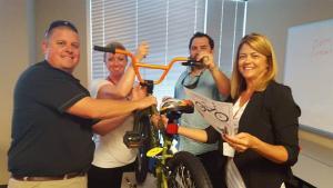 FILA Team Building Exercise - bike build donation